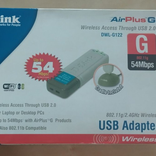 D-Link DWL-G122 wireless USB network adapter