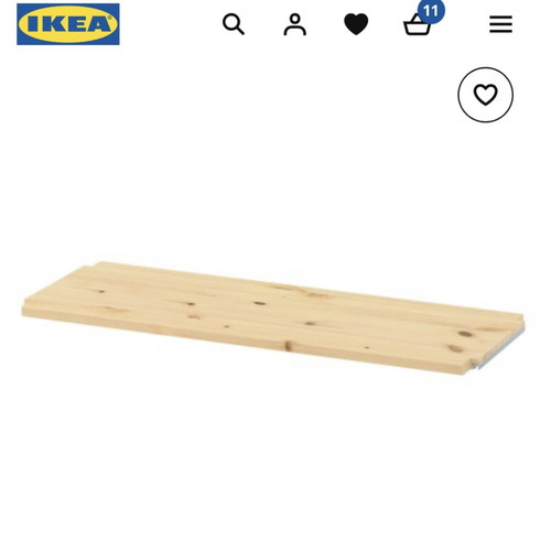 IKEA IVAR Shelves new, pine wood, 83x30 cm