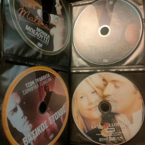 Συλλογή 70 DVD ταινιών σαν καινούργια με υπότιτλους