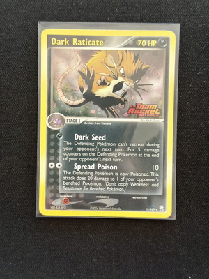 Dark Raticate 17/109 (RH) Team Rocket Returns κάρτα καινούργια
