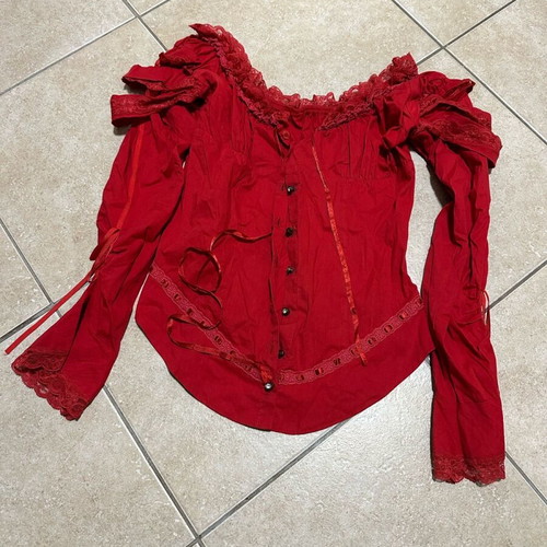 Shirt used, size 36, red