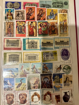 Stamp collection like new, Greek and foreign from 70s-90s