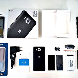 Microsoft Lumia 950 - του κουτιού με πολλά παρελκόμενα και εξτρά!!! - Θεσσαλονίκη