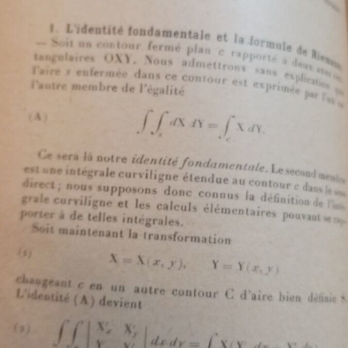 Geometrie et Analyse des Integrales doubles used book by A. Buhl