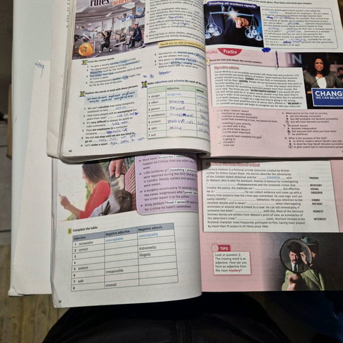 Ultimate English B1+ student's book and workbook used