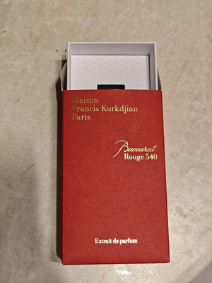 Κουτί Maison Baccarat Rouge 540 μεταχειρισμένο