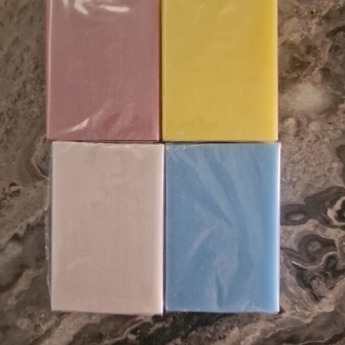 Set of 4 aromatic soaps 100g each with lemon, pomegranate, jasmine, vanilla scent