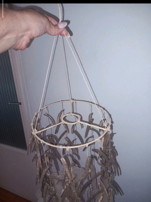 Lamp with shells like new, unused