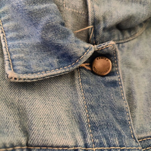 Denim jacket like new, size M, blue