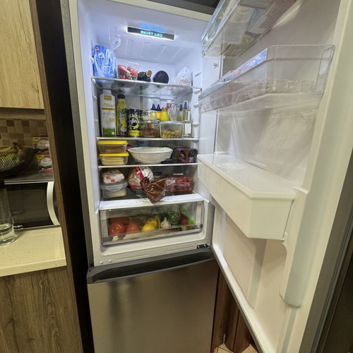 Refrigerator and Built-in Oven with Hobs like new