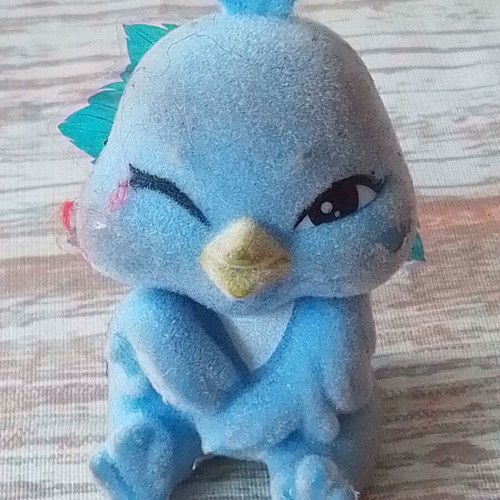 Velvet figure Enchantimals charming peacock used