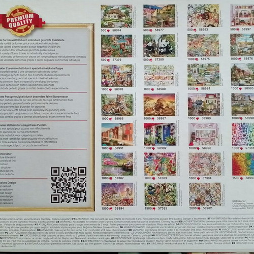 Schmidt Puzzle 500 pieces The Four Seasons like new