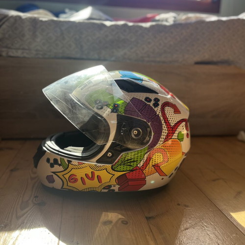 Givi HJ04 Junior Child Helmet like new, white, size 54cm