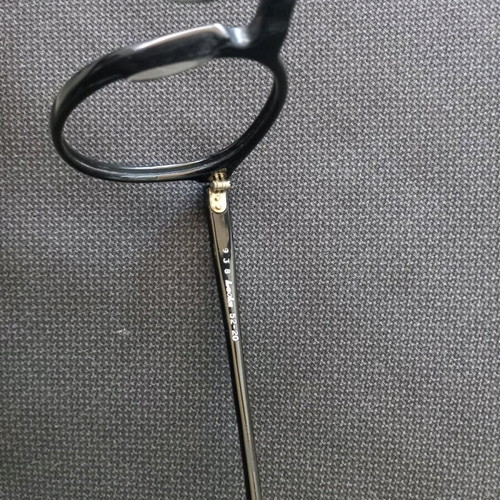 LODA 938 vintage handmade eyeglass frame new, black