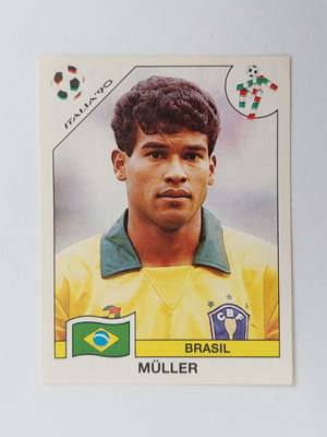 Αυτοκόλλητο Panini Italia '90 No. 209 Muller Βραζιλία