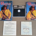 Sid Meier's Pirates MicroProse Commodore Disk Big Box like new