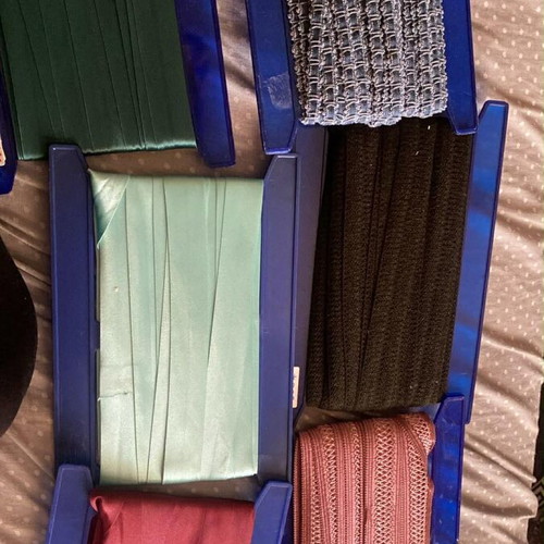 Fabric trims like new, large stock