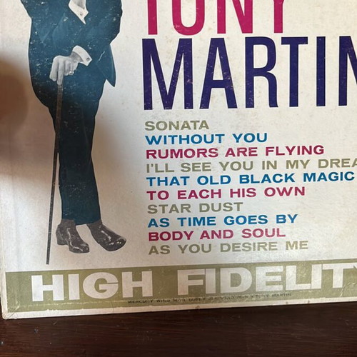 Tony Martin Mr. Song Man used traditional pop vinyl