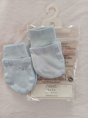Next baby scratch mittens, one size, pack of 2