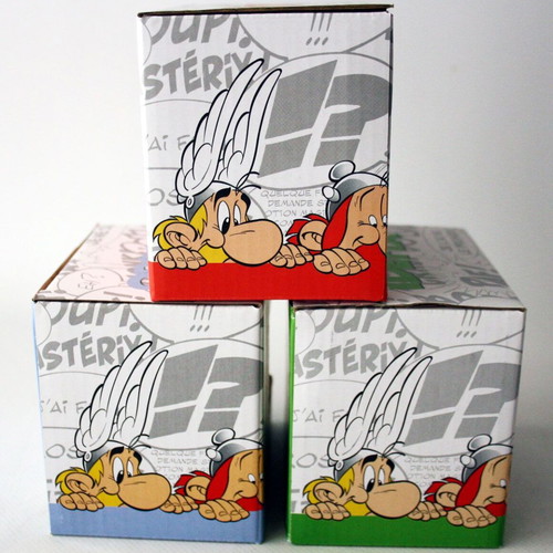 3 αυθεντικές 2020 Asterix Obelix Idefix κεραμικές κούπες για καφέ