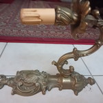 Large brass applique like new, solid, antique