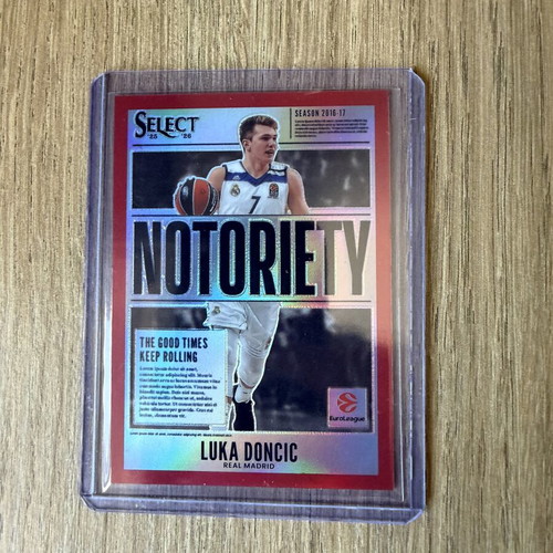 Luka Doncic Notoriety Panini EuroLeague 2026 card Real Madrid