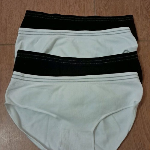 Women's underwear new, pack of 4, S/M, black and white