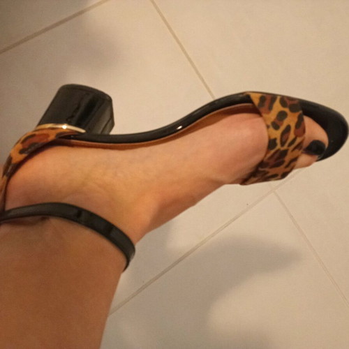 The Fashion Project sandals like new, leopard design, size 39