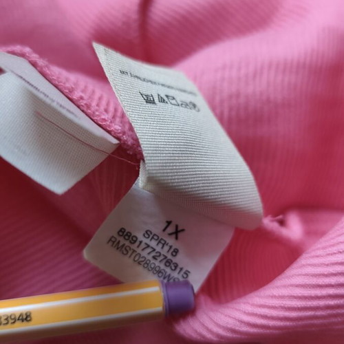 Rachel Roy hot pink top with ruffles XL