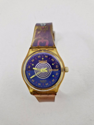 Ρολόι Swatch γυναικείο μεταχειρισμένο πολύχρωμο