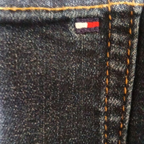 Tommy Hilfiger denim skirt like new, elastic, blue, sizes XS S