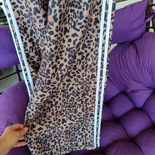 Leopard print pants new, sizes M and L, beige and brown