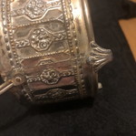 Vintage Silver-Plated Russian Art Nouveau Fondue Dish used