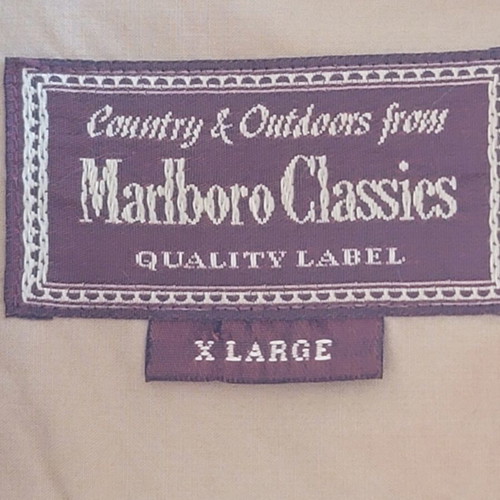 Marlboro Classics Men's Safari Shirt XL beige 100% cotton like new