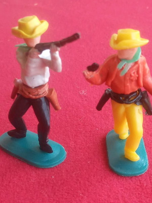 Φιγούρες Cowboys Timpo vintage 1970 σαν καινούργιο, δύο συλλεκτικές