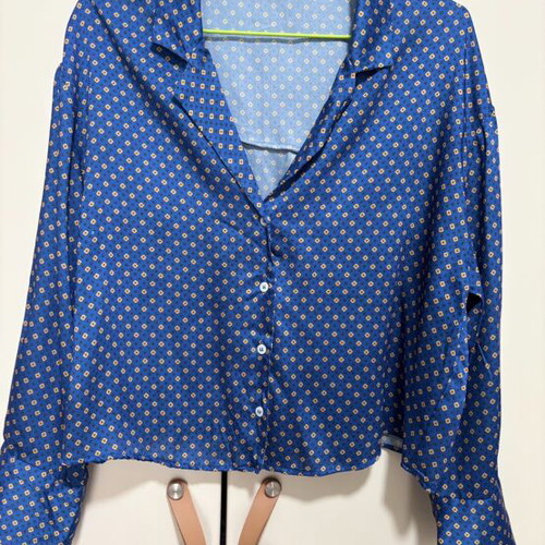 Zara short checkered shirt like new, worn twice