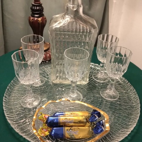 Liqueur set like new, 8 pieces