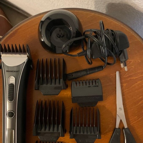 Hair and beard clippers used, corded