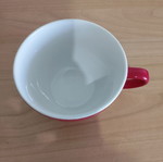 Cereal bowl with handle used