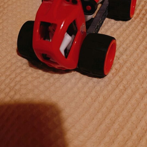 Lego Shell used with mini human, defect on rear tube