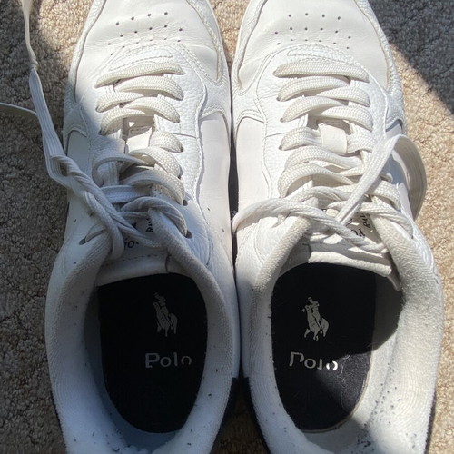 Ralph Lauren sneakers size 43 used, white