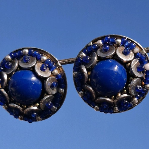 Vintage clip-on earrings used
