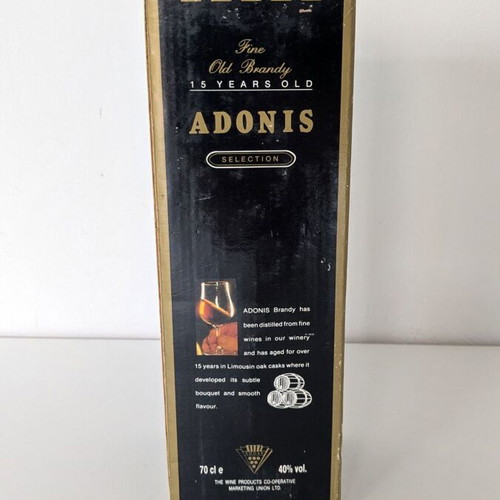 SODAP Adonis Selection Fine Old Brandy 15 years 70 cl sealed