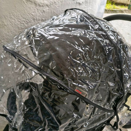 Britax B-Agile stroller used with rain cover