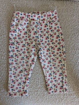 Floral pants used, 86 centimeters