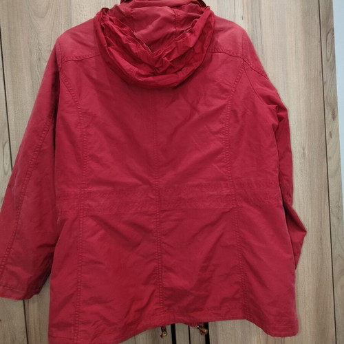 Marks & Spencer Classic vintage lightweight parka red size 16 L used