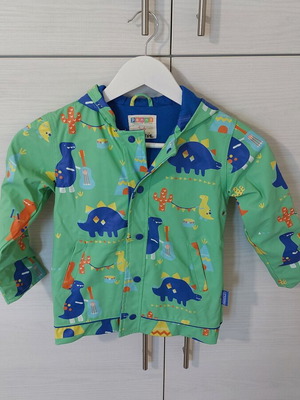 Penny Scallan waterproof jacket with dinosaurs new for boys 5-6 years