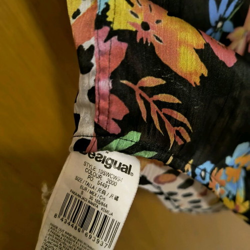 Desigual printed shirt like new, size small