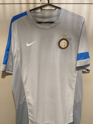 Nike Inter Milan αθλητική φανέλα 2013/14 σε γκρι, μέγεθος L