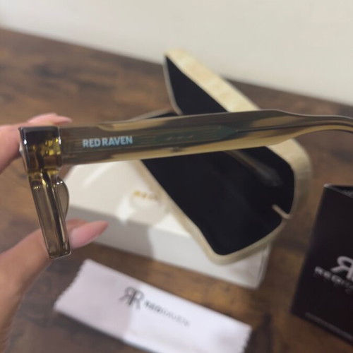 Red Raven Dante Unisex Sunglasses New, Beige